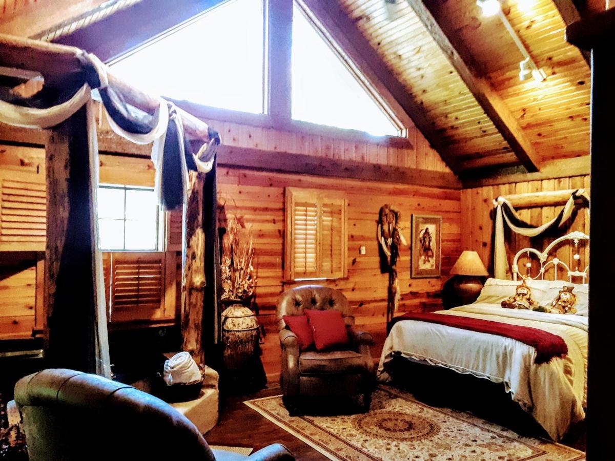 Cherokee Mountain Log Cabins Eureka Springs Exteriör bild